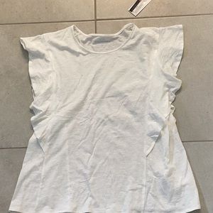 NWT Vineyard Vines Ruffle Top Tee Shirt—Large